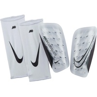 Nike Unisex Shinguard Mercurial Lite, White/White/Black, DN3611-100, S
