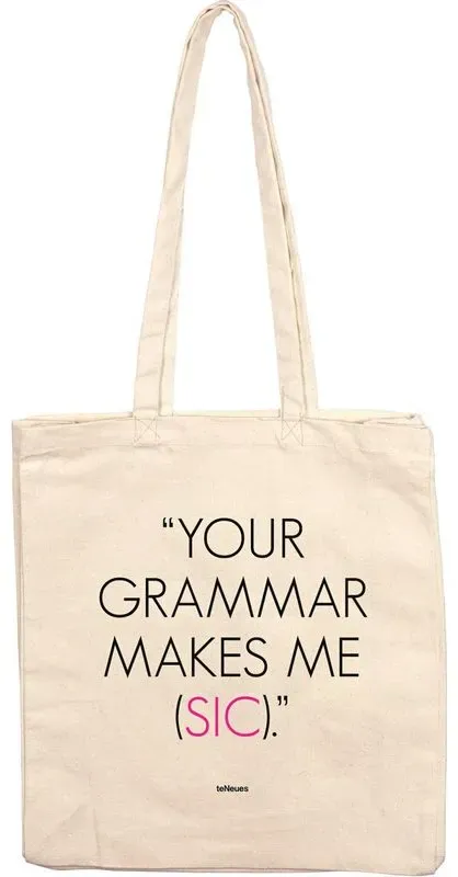 Stofftasche Your Grammar ...