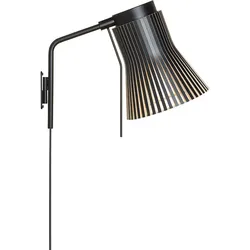 Secto Design Petite 4630 Wandleuchte schwarz | mit Kabel und Schalter