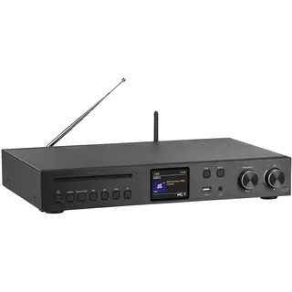 VR-Radio IRS-715 Digitaler WLAN-HiFi-Tuner mit Internetradio, DAB+, UKW, Radio, Schwarz
