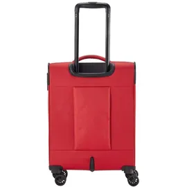 Travelite Chios 4 Rollen Kofferset 3-teilig mit Dehnfalte rot