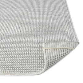 Sehrazat Teppich SEHRAZAT "Ada, auch als Läufer", grau (grau cream), B:80cm H:10mm L:300cm, Polyester, Teppiche, Teppich, Kurzflor, robust, Wohnzimmer