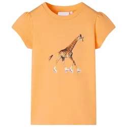 Kinder-T-Shirt Hellorange 104