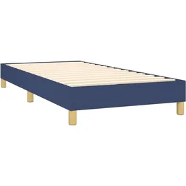 vidaXL Boxspringbett 100 x 200 cm Blau