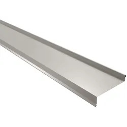 Sohlbank | 50 x 115 x 40 x 2000 mm | Stahl 0,50 mm | 25 μm Polyester | 9002 - Grauweiß
