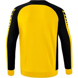 Erima Six Wings Sweatshirt gelb/schwarz 128