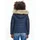 Tommy Hilfiger Daunenjacke TOMMY JEANS "BASIC HOODED DOWN JACKET", Damen, Gr. XS (34), blau (twilight navy), Web, Obermaterial: 100% Polyester.