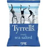 Tyrrell ́s Lightly Sea Salted, slow-cooked crisps, 150g