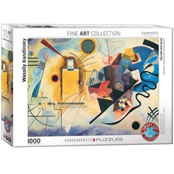 Eurographics 6000-3271 - Gelb Rot Blau von Wassily Kandinsky , Puzzle, 1.000 Teile