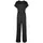 URBAN CLASSICS Satin Wide Overall Black S