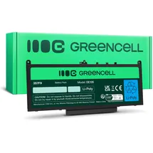 Green Cell Laptop Akku J60J5 J6OJ5 01W2Y2 0242WD 0MC34Y 1W2Y2 242WD MC34Y für Dell Latitude E7270 E7470 (5800 mAh, 7.4-7.6 V, Farbe: Schwarz, Anzahl Zellen 4)