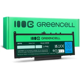Green Cell Laptop Akku J60J5 J6OJ5 01W2Y2 0242WD 0MC34Y 1W2Y2 242WD MC34Y für Dell Latitude E7270 E7470 (5800 mAh, 7.4-7.6 V, Farbe: Schwarz, Anzahl Zellen 4)