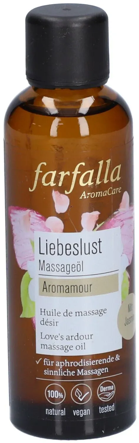 Farfalla Aromamour Desire massageolie 75 ml Etherische olie