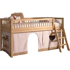 Vipack Spielbett 90 x 200 cm Eiche geölt braun beige