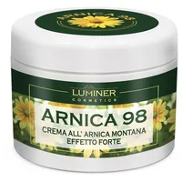 luminer Arnika Salbe 500 ml – Arnika & Teufelskralle Gel für Muskel und Gelenkmassage – Natürliches Muskelgel mit Menthol – Zieht schnell ein – Made in Italy
