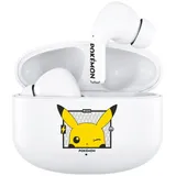 OTL Technologies Pokémon Pikachu Bluetooth 5.1 Kinder-Kopfhörer mit Ladebox, weiß - Weiß