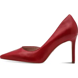 TAMARIS Damen Pumps mit Stilettoabsatz Leder, rot, 39 EU