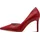 TAMARIS Damen Pumps mit Stilettoabsatz Leder, rot, 39 EU