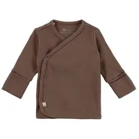 Sterntaler Wickeljacke Rippjersey in braun | Gr.: 56