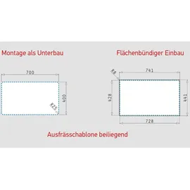 PYRAMIS LUME (70X40) 1B Flächenbündig