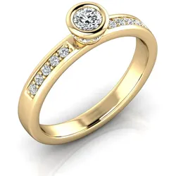 Verlobungsring VR30 750er Gelbgold - 8043