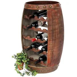 DanDiBo Ambiente Weinregal 50 x 80 x 45 cm Braun