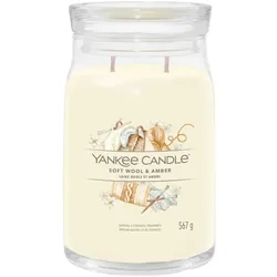 YANKEE CANDLE Soft Wool & Amber Kerzen 567 g 
