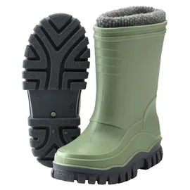 Sterntaler Gummistiefel uni gefüttert steingrün 29