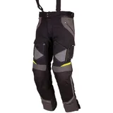 Modeka Panamericana Textilhose - Schwarz/Neon-Gelb - 5XL