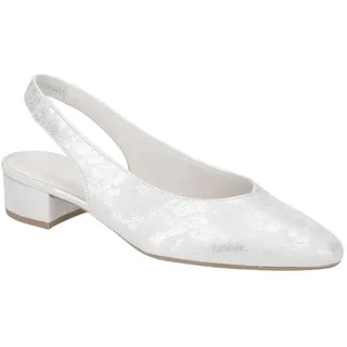 Gabor Damen, Slingpumps, Frauen Absatzschuhe,Ausgehschuhe,Abendschuhe,Court Shoes,Slingback,knöchelriemchen,Heels,Ice (bezogen),38 EU / 5 UK