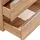 Lomadox Waschtischunterschrank 4 Auszüge 141 x 60 x 46 cm Braun