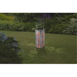 GLOBO Solarleuchte Metall 1x LED grau