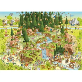 Heye Standardpuzzle Marino Degano Black Forest Habitat (29638)