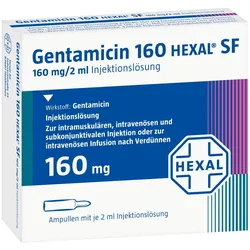 GENTAMICIN 160 HEXAL SF Injektionslösung 5 St