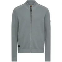 CAMEL ACTIVE Strickjacke mit Stehkragen Grau L