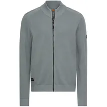 CAMEL ACTIVE Strickjacke mit Stehkragen Grau L