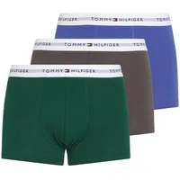 Tommy Hilfiger 3P Trunk Trunk Herren, Grau (Dark Ash/Ornamental Green/Laz Blue), XL