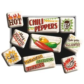 Nostalgic-Art Magnet 9tlg. Magnetset - Home & Country - Chili Peppers
