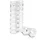 Navaris 8er-Pack Türgriff Puffer - Set Tür Wand Stopper Türstopper transparent - Wandschutz Türklinke Fenstergriff - Fensterstopper