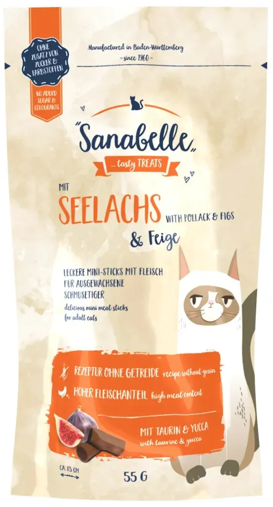 Sanabelle Katzensnack Sellachs Feige