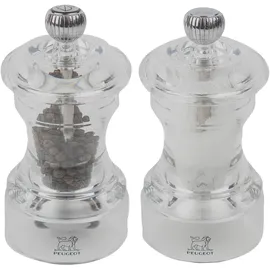 Peugeot Bistro Salz-/ Pfeffermühle 10 cm Silber/Transparent