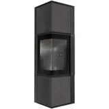 Kratki Kaminofen | TORA/M | 8 kW | Anthrazit | schwarzer Brennraum
