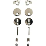 Primaster Metallscharnier-Set für WC-Sitze Silber