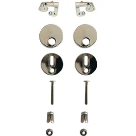 Primaster Metallscharnier-Set für WC-Sitze Silber
