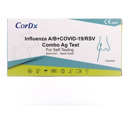 RSV + Influenza A/B + Covid-19 Combo Ag 4in1 Test 1 St