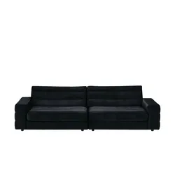 pop Big Sofa  Scarlatti , schwarz , Maße (cm): B: 296 H: 83 T: 125