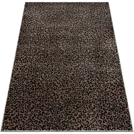 OTTO home Teppich OTTO HOME "Fynna, Leoparden-Muster, Animal Print, modern", braun (beige), B:160cm H:9mm L:230cm, Kunstfaser, Teppiche, Teppich, Leo, besonders weicher Flor, Wohnzimmer, Schlafzimmer, Esszimmer