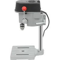 Tischbohrmaschine - Mini Ständerbohrmaschine - 340 W - 220V 50Hz - Tischgröße 17x17x38 cm - Tragbar - Silber