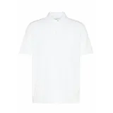Bugatti Poloshirt BUGATTI, Herren, Gr. L, weiß (10, weiß), 50% Baumwolle, 50% Polyester, unifarben, normal, ohne Ausschnitt, Shirts, Modern Fit aus einem Baumwollmix