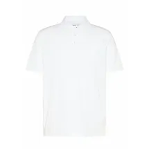 Bugatti Poloshirt BUGATTI, Herren, Gr. L, weiß (10, weiß), 50% Baumwolle, 50% Polyester, unifarben, normal, ohne Ausschnitt, Shirts, Modern Fit aus einem Baumwollmix